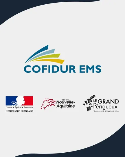 Couverture du carton d'invitation Cofidur EMS